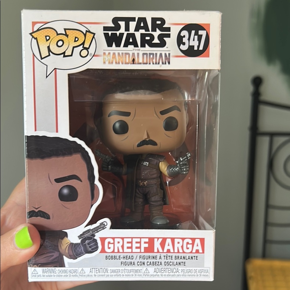 Funko Pop Greef Karga Figure - Brown and Black